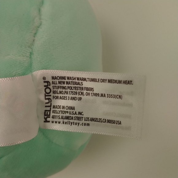 Jacob The Lamb/Sheep Mint Green Mini 5" Plush Squishmallow Kellytoy - Picture 8 of 8